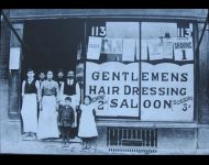 Cheerful barbers